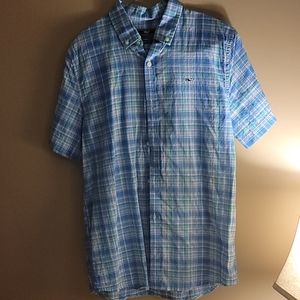 Vineyard Vines short sleeve button up Youth XL